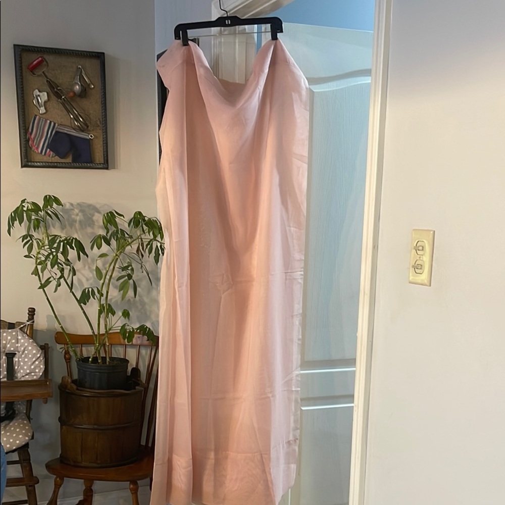 Sears Blush Pink Sheer Curtains